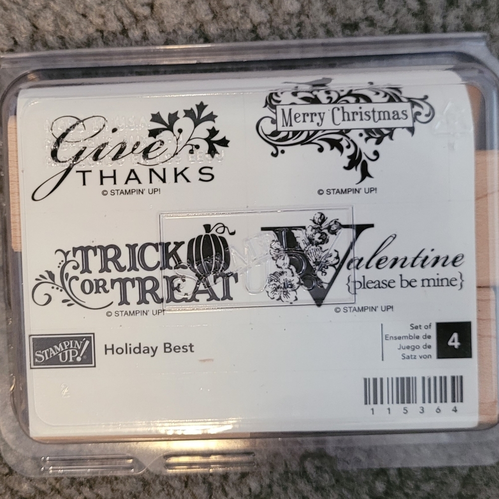 STAMPIN UP RETIRED Holiday Best